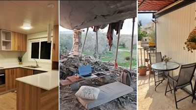 فيديو جميل للسيدة ملاك عيسى تبين فيه كيف قامت مع عائلتها ببناء بيت مؤقت قرب انقاض منزلهم المدمر في ديرقانون النهر