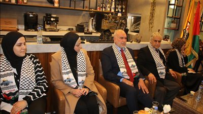 رئيس اتحاد نقابات عمال فلسطين – فرع لبنان يشارك في أمسية «فلسطين ولبنان… توأمة القصيدة والهوية»