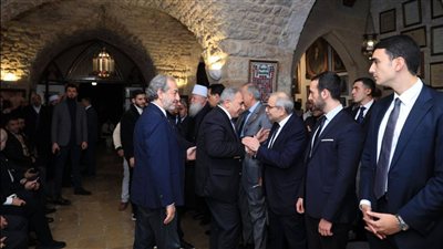 نيابة عن الرئيس: السفير الاسعد يعزي الامير طلال ارسلان بوفاة شقيقته