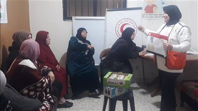 الهلال الأحمر الفلسطيني في لبنان يواصل حملات التوعية بأهمية التطعيم في المخيمات