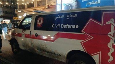 جريح بحادث سير على مفرق العباسية – صور