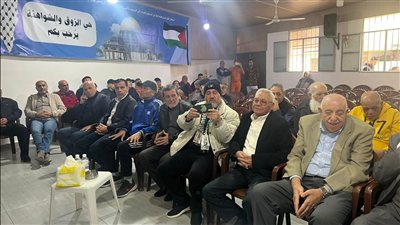 افتتاح قاعة غزة في مخيم برج الشمالي