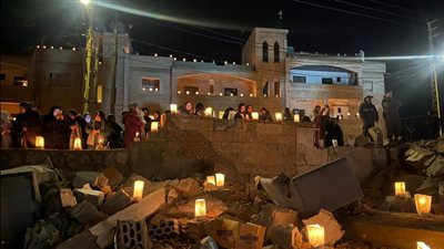 وقفة تضامنية في كفرتبنيت دعماً للأهالي المنكوبين واحتجاجاً على تقاعس الدولة