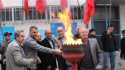 الجبهة الديمقراطية تحيي ذكرى انطلاقتها الـ57 بمهرجان جماهيري في مخيم البص
