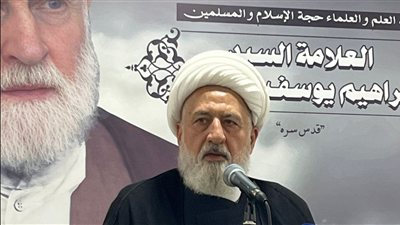 الشيخ علي الخطيب من الجنوب: نريد حضور الدولة وإعادة الإعمار ووقف العدوان