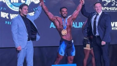 إبن الكفور الجنوبية حسن سعد يتوّج بطلاً للعالم في كمال الأجسام ويحصد كرت الاحتراف