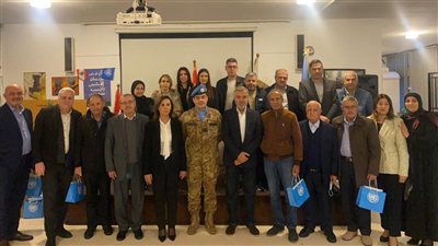  قائد قوات اليونيفيل في جنوب لبنان الجنرال Diodato Abagnara زار ثانوية البازورية الرّسميّة