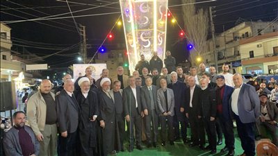 بلدية كفررمان تضيء ساحة العين في احتفال حاشد بعنوان 