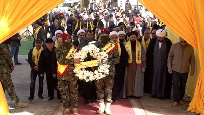 في ذكرى القادة الشهداء عهد يتجدّد عند روضة شيخ الشّهداء الشيخ راغب حرب في جبشيت