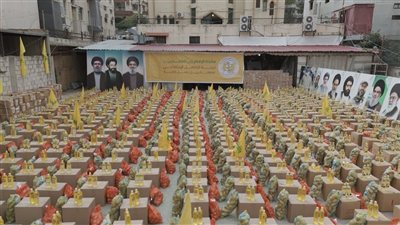 حزب الله يطلق مائدة الإمام زين العابدين (ع) في مدينة النبطية