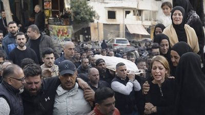 وداع حزين للطفل علي الزين ضحية حادث المصعد .... 