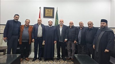 الحاج مصطفى شعيتلي ووفد من الفعاليات يهنئون مفتي صور بحلول شهر رمضان