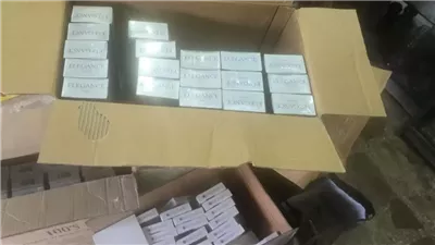 ضبط كميات كبيرة من السجائر الإلكترونية والمعسل المهرب