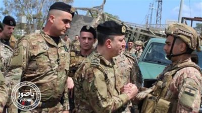 قائد الجيش العماد رودولف هيكل جال في الجنوب وتفقد ثكنة صور  وموقع الشواكير واعمال صيانة جسر القاسمية واشاد العسكريين وتضحياتهم