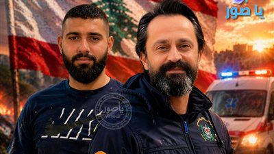 ارتقاء المسعفين فضل سرحان من كفرتبنيت وومهدي ابو زيد من النبطية في استهداف لفرق الاسعاف في ميفدون
