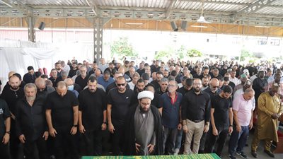 بالصور من أبيدجان: تشييع فقيدة الاغتراب المرحومة الحاجة ليلى سمحات، حرم المرحوم الحاج حيدر قضامي