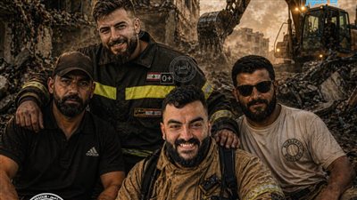 كان الجريح يناديهم من تحت الانقاض 