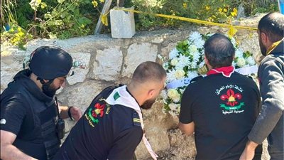 حاروف وكشافة الإمام الحسين يودّعان الفتاة حوراء بدرالدين بعد استشهادها في غــارات يوم أمس