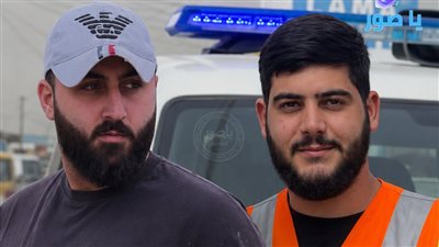 الرجاء الدعاء بالشفاء العاجل للمسعفين حسين عادل جابر ومحمد أحمد اللحام