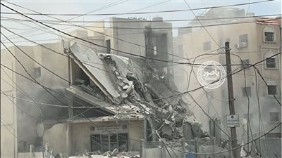 عاجل: غارة استهدفت مبنى النجدة الشعبية في جل البحر خلف مستشفى حيرام ودمرته
