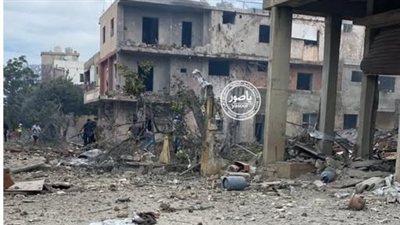 غارة استهدفت المساكن الشعبية في صور - حي شيخين ومعلومات اولية عن سقوط اصابات