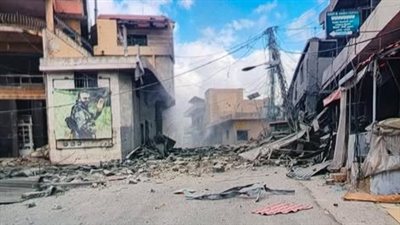 غارة عنيفة على صريفا تُدمّر 3 مبانٍ دون وقوع إصابات