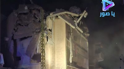 الغارة على المبنى المهدد في مدينة صور ادى الى اضرار جسيمة بالابنية المحيطة