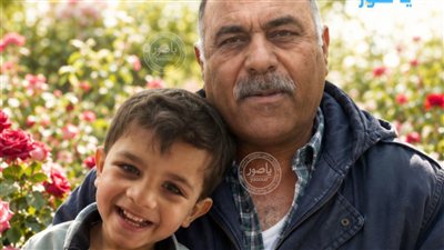 ارتقاء الجد حسن سعدون وحفيده يوسف اثر استهداف دراجته النارية على البص