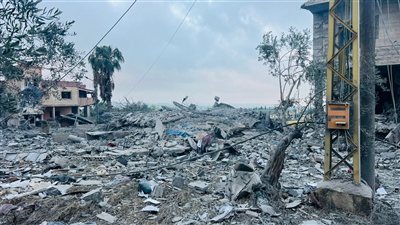 الغـارة على بلدة صريفا فجراً استهدفت حي البياض