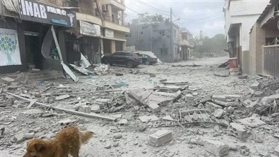 غـارة قويّة تسـتهدف بلدة 