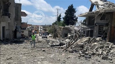 بالصُّوَر: دمارٌ هائل في بلدة 