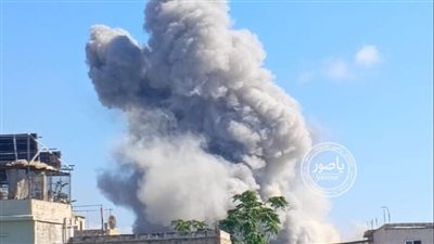 غـارة قويّة تستـهدف بلدة 