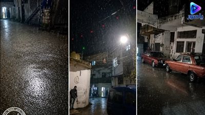 امطار غزيرة في عز آب