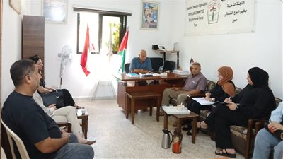 اللجنة الشعبية في مخيم برج الشمالي تستقبل وفد النجدة الاجتماعية